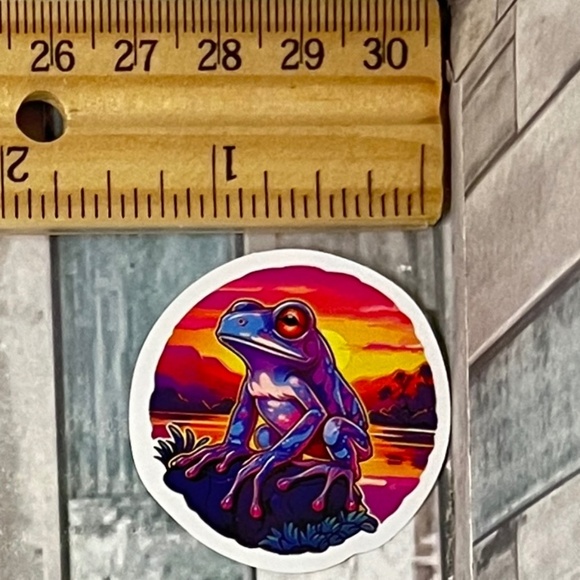๐10/$10๐ Psychedelic Frog Waterproof Sticker Decal - Picture 1 of 1